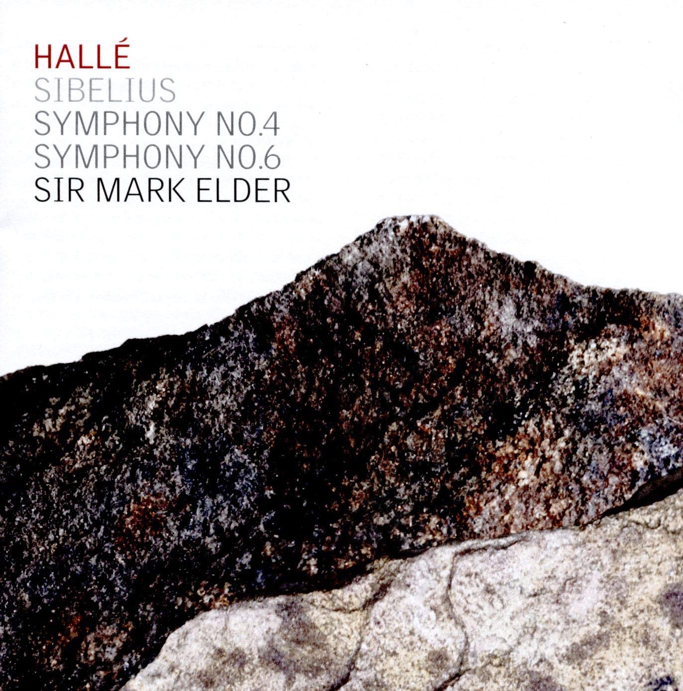 Sibelius Symphony 4&6 CD Halle Elder