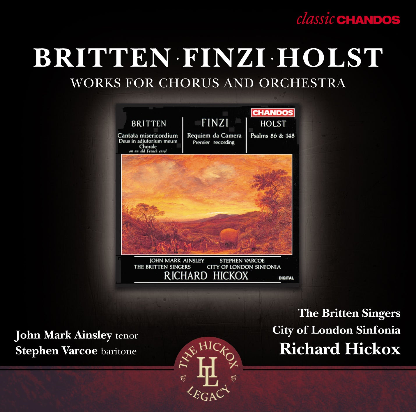 Finzi Requiem da Camera etc CD Hickox C