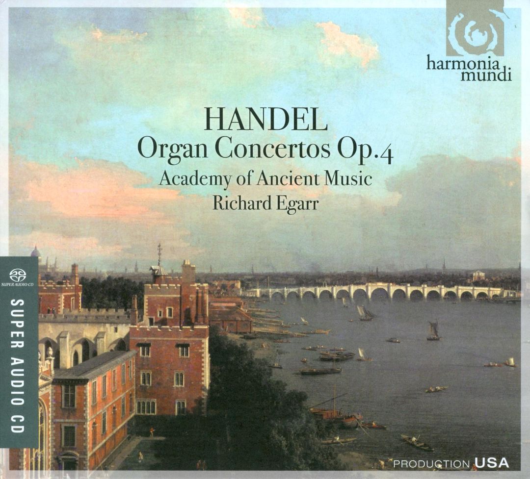Handel Organ Concertos Op4 CD HM