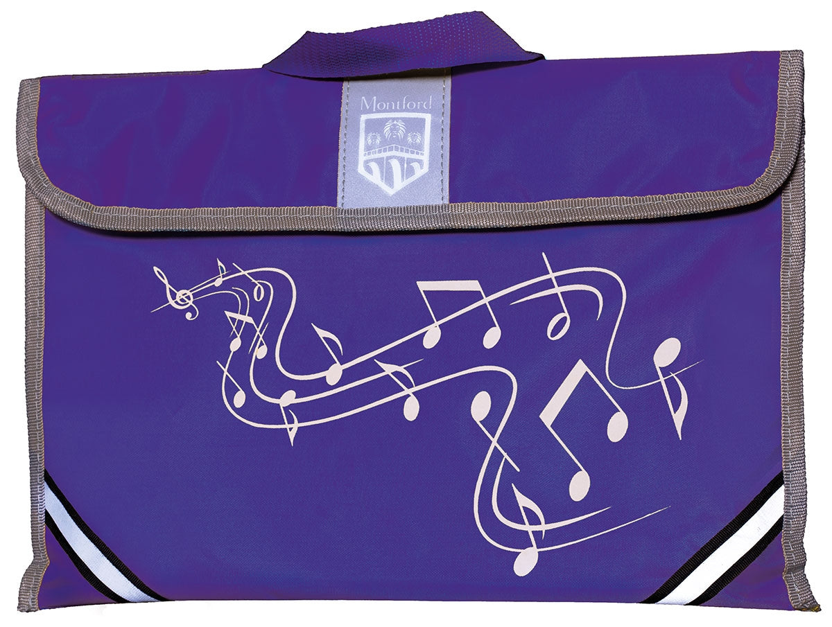 Montford Music Carrier Bag Blue