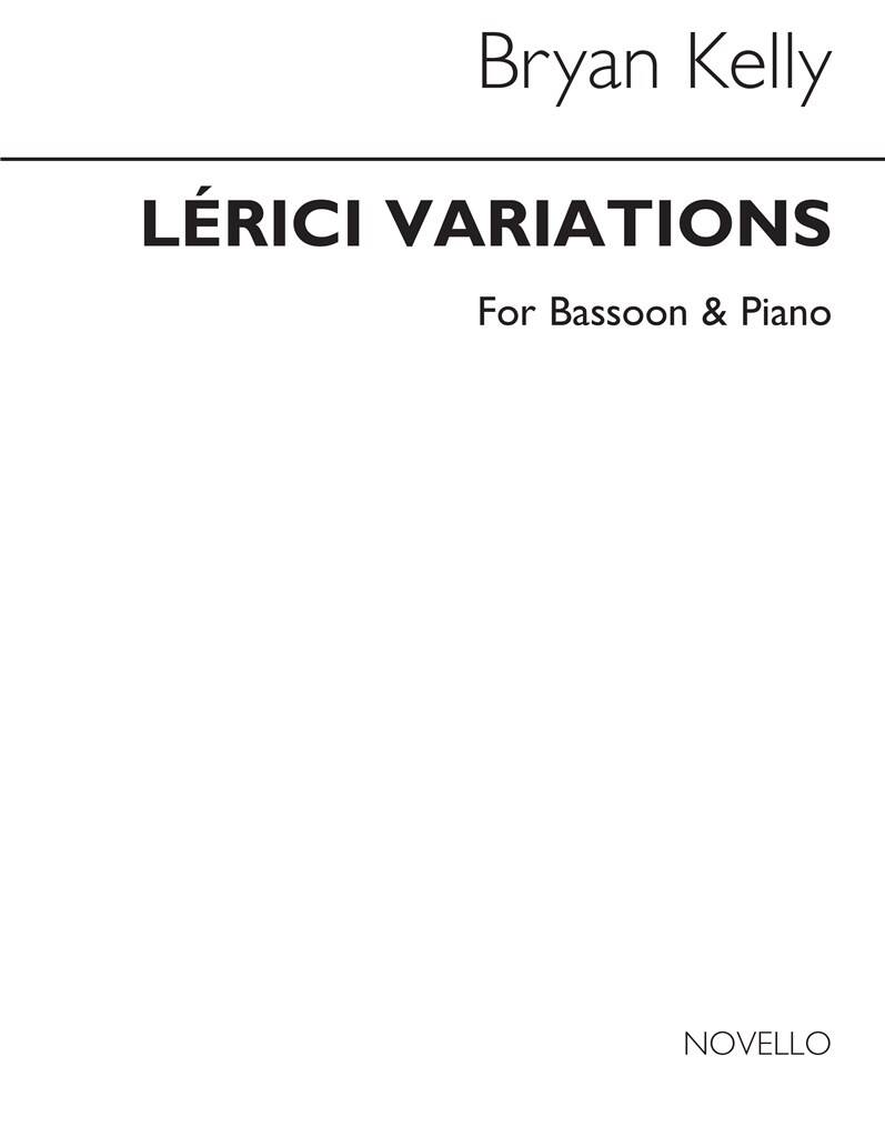 Kelly Lerici Variations Bassoon&Pno NOV