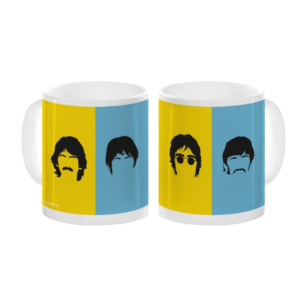 Mug Beatles Blue & Yellow HL