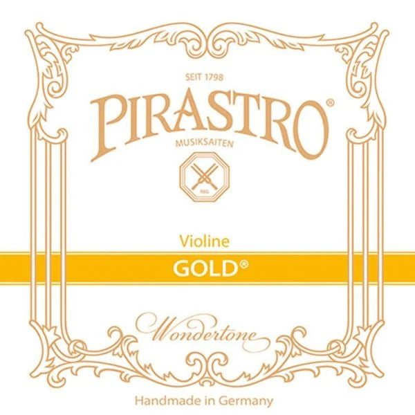 Pirastro Gold Violin D Gut Sterling Silver Aluminium