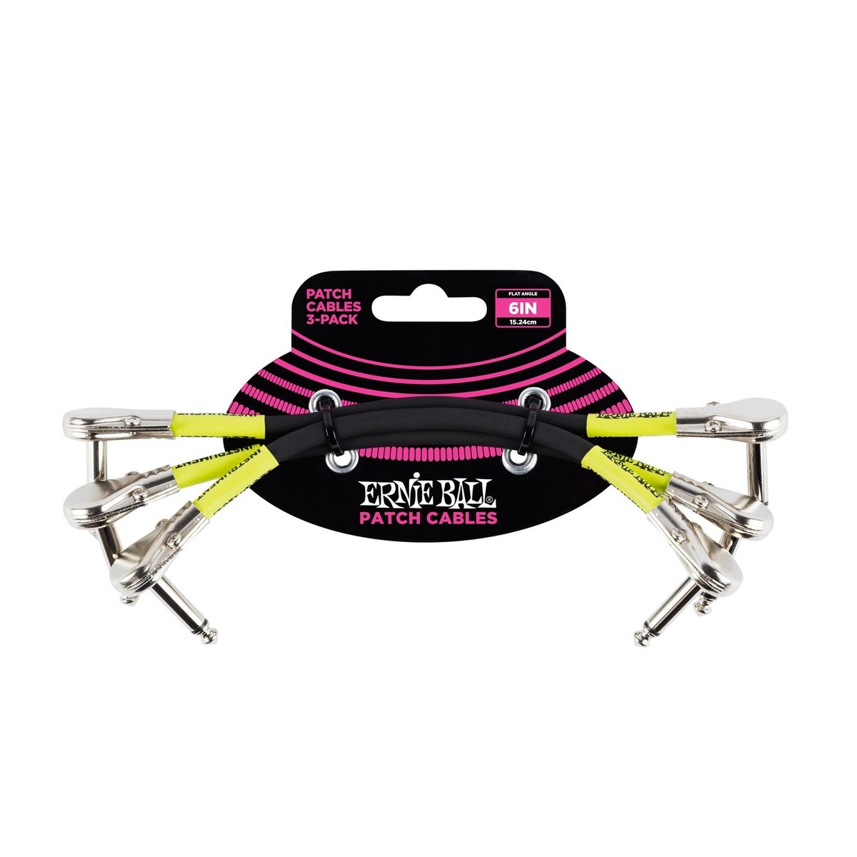 Ernie Ball 6 Inch Pancake Patch Cable