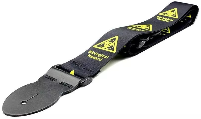 Gtr Strap LG Graphic Biohazard Black
