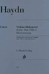 Haydn Cello Concerto No2 D Maj Vcl/Pno