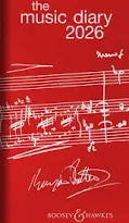 Music Diary 2026 Red BHP