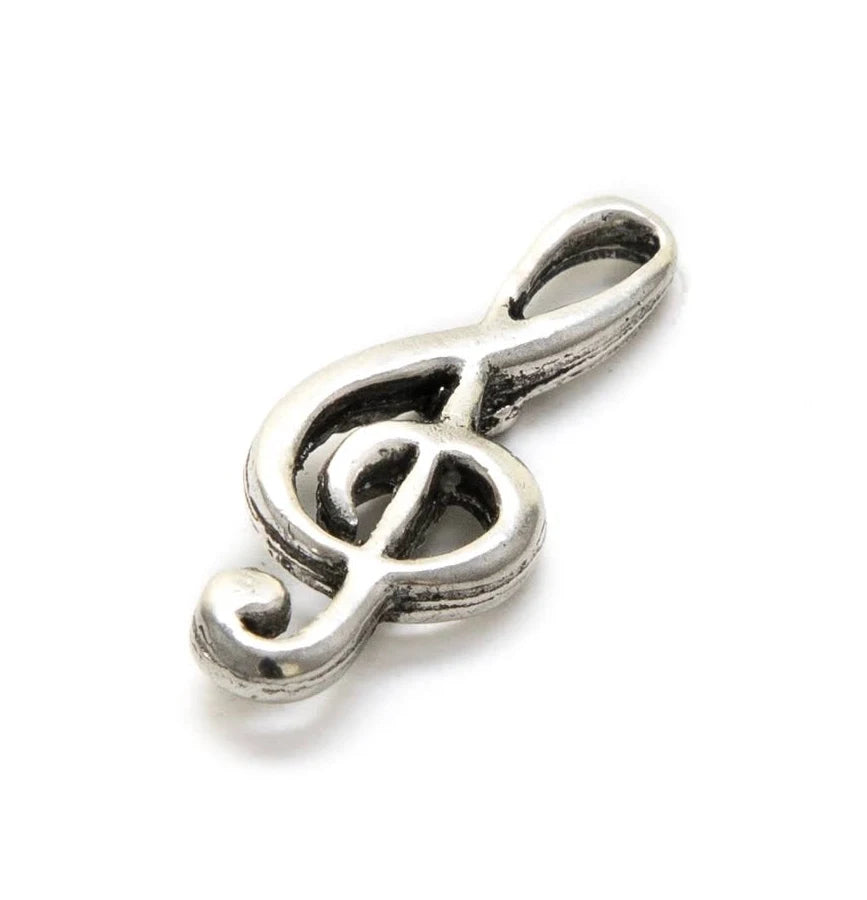 Pin Treble Clef Pewter MG M14