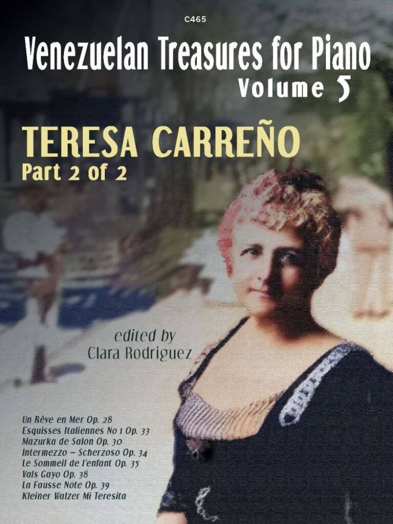 Carreño Venezuelan Treasures for Piano Vol 5 Part