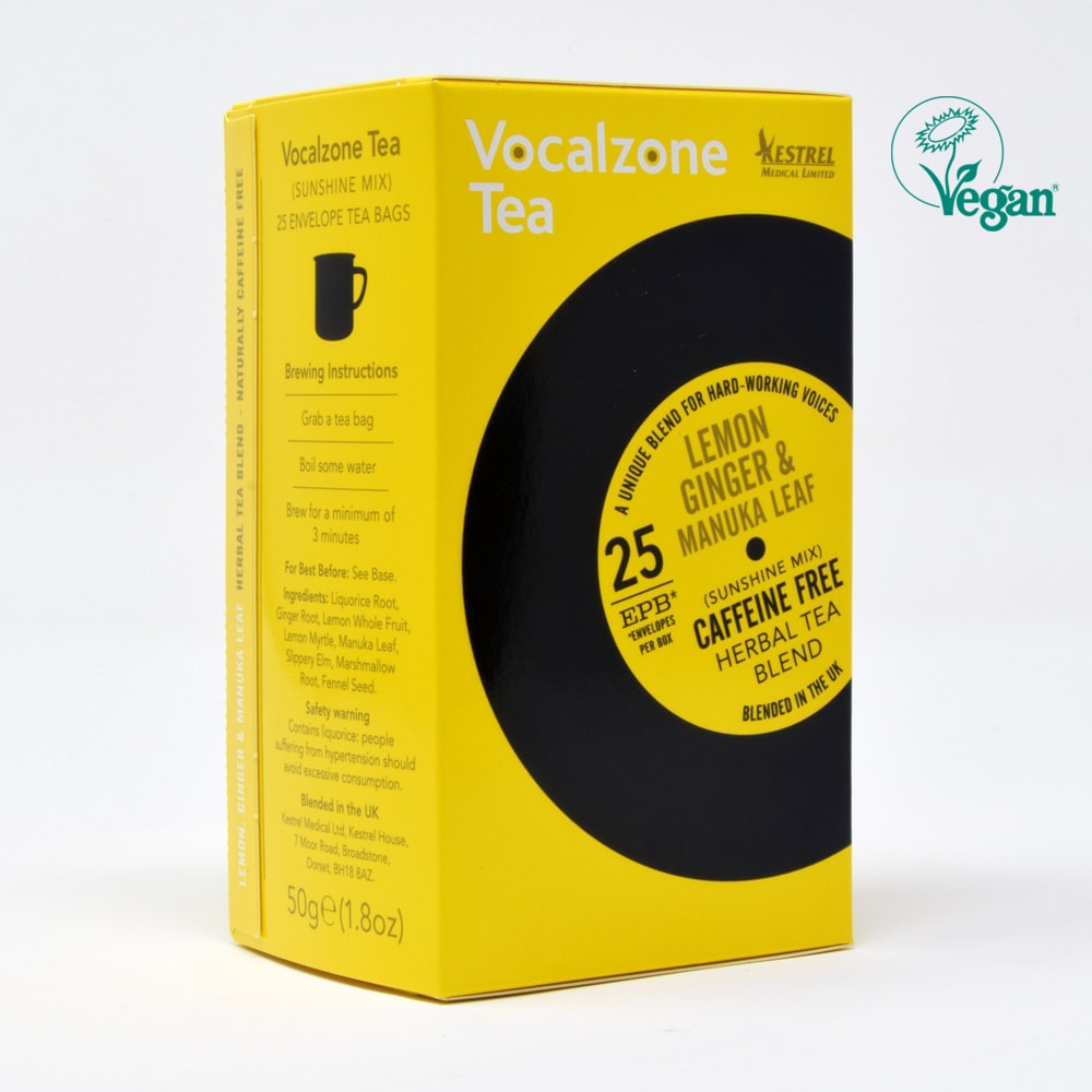 Vocalzone Tea Lemon Ginger Manuka Leaf