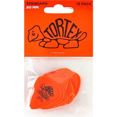 Plectrum Dunlop Tortex 12 Pack .60mm Orange