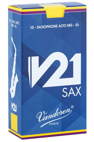 Vandoren V21 Alto Sax Single Reed Strength 2.5