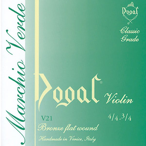 Dogal Violin 3/4-4/4 Set Green STE