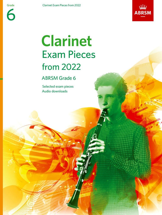 ABRSM Clarinet Exam Pces Gr 6 22-