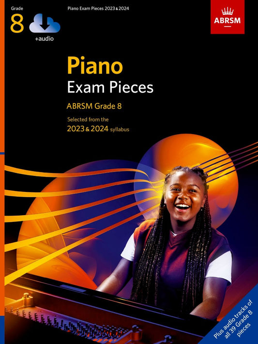 ABRSM Piano Exam Pcs Gr8+Aud 2023-24