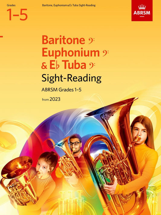 ABRSM Baritone/Euphonium/Eb Tuba Sight-Reading Gr1-5 2023