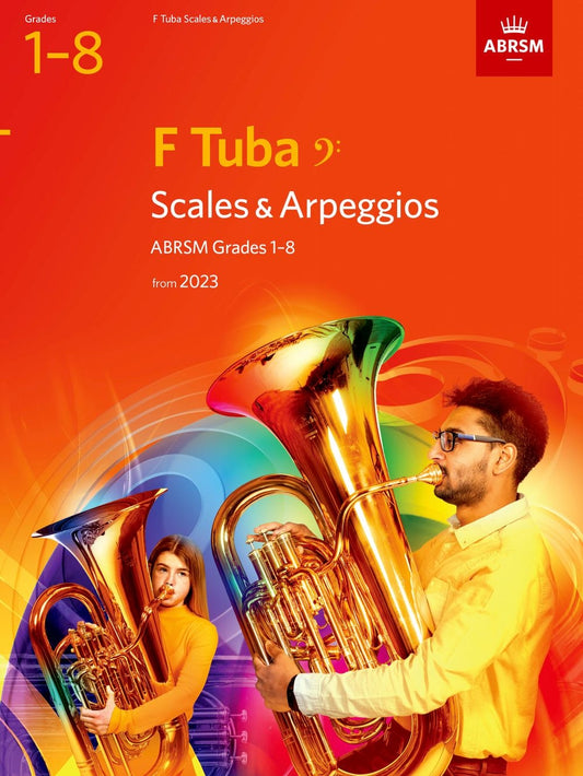 ABRSM Tuba F Scales Gr 1-8 2023