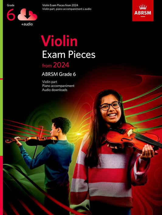ABRSM Violin Exam Pieces 24 Gr6+Aud