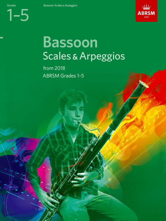 ABRSM Bassoon Scales&Arpeggios Gr1-5 2018