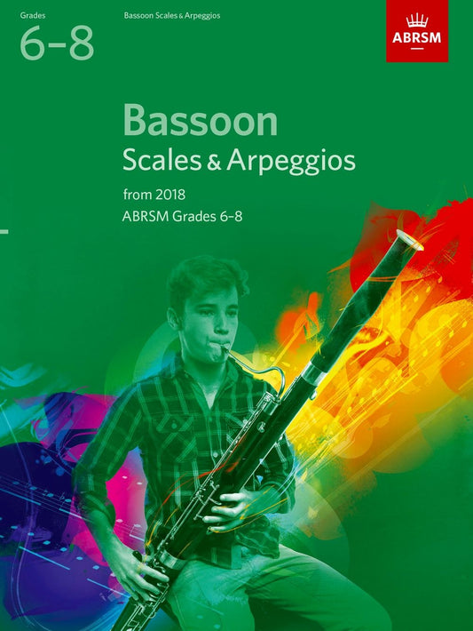 ABRSM Bassoon Scales&Arpeggios Gr6-8 2018