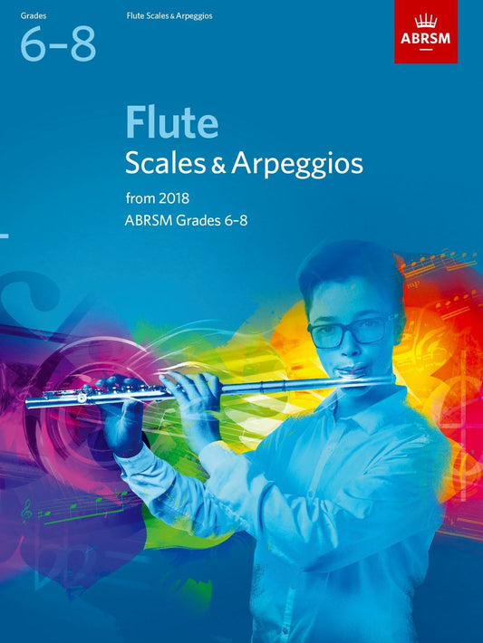 ABRSM Flute Scales&Arpeggios Gr6-8 Frm2018
