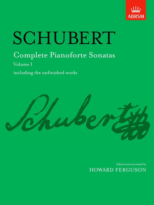 Schubert Comp Pno Sonatas Vol1 AB