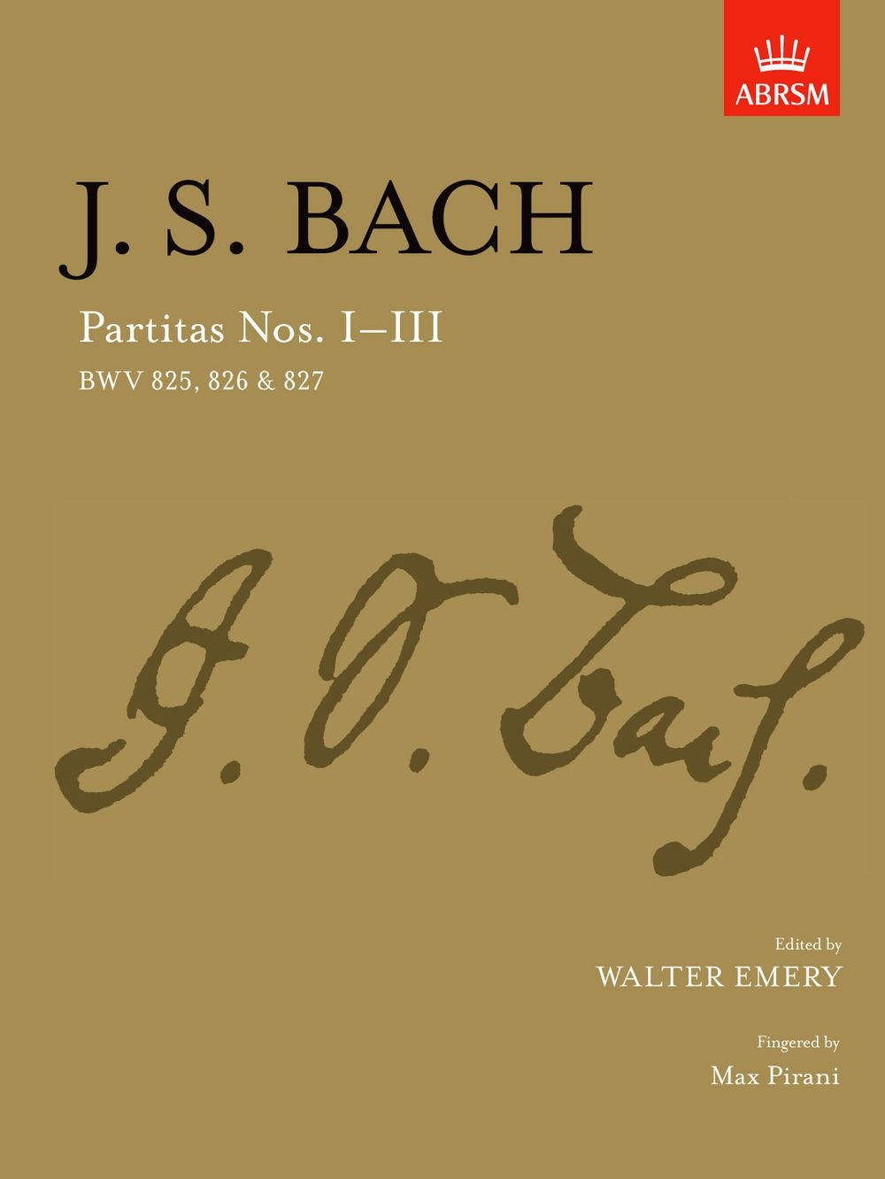 Bach Partitas1-3 Pno AB