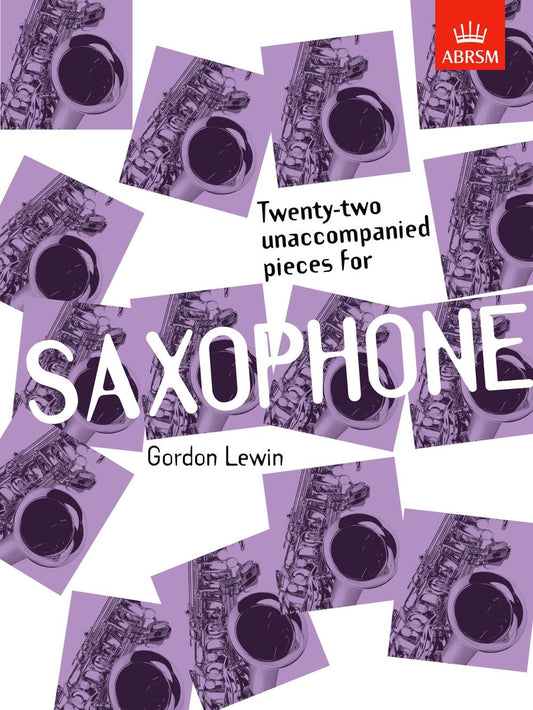 Lewin 22 Unaccomp Sax Pieces