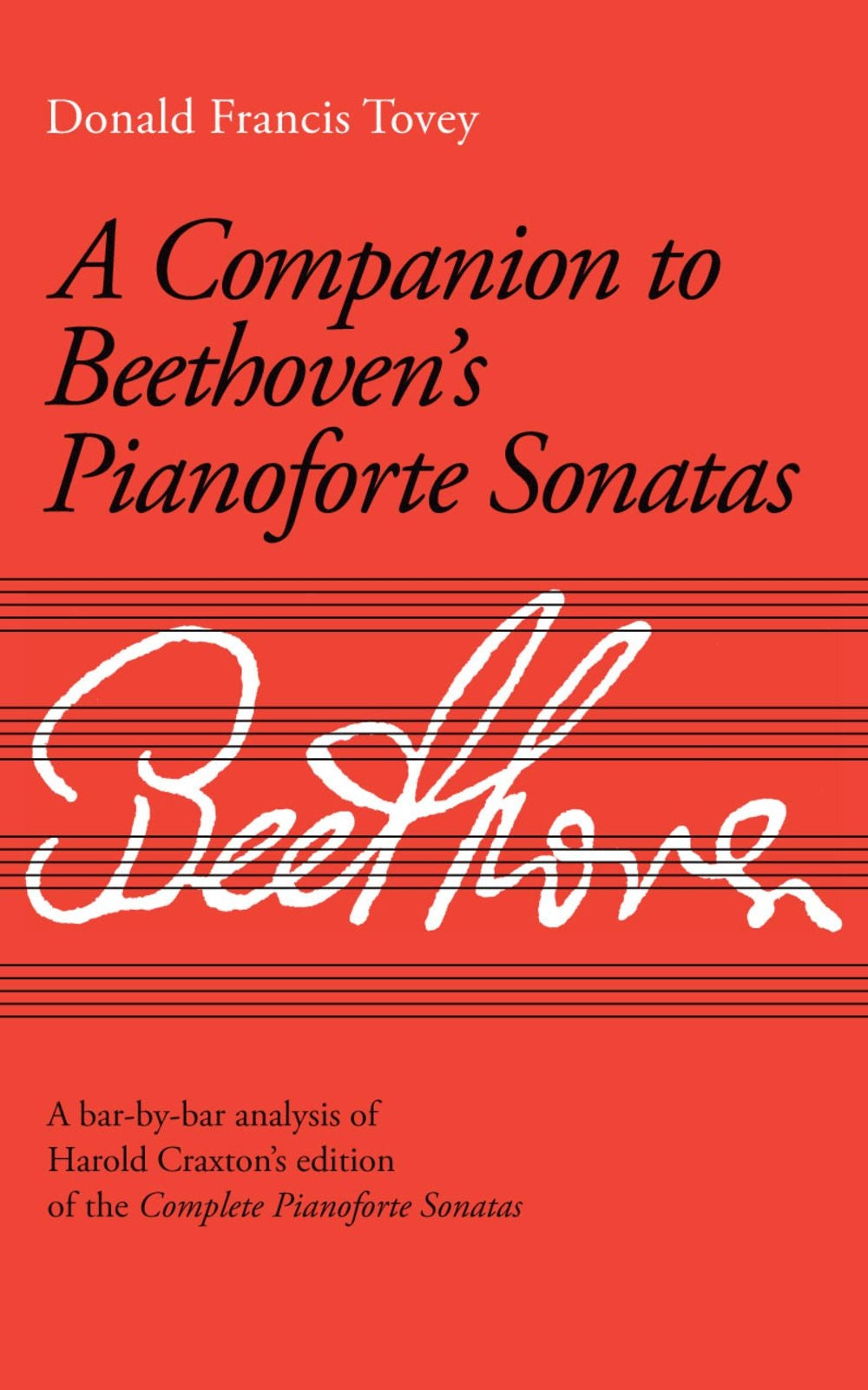 Tovey Comp to Beethovens Pno Sonatas