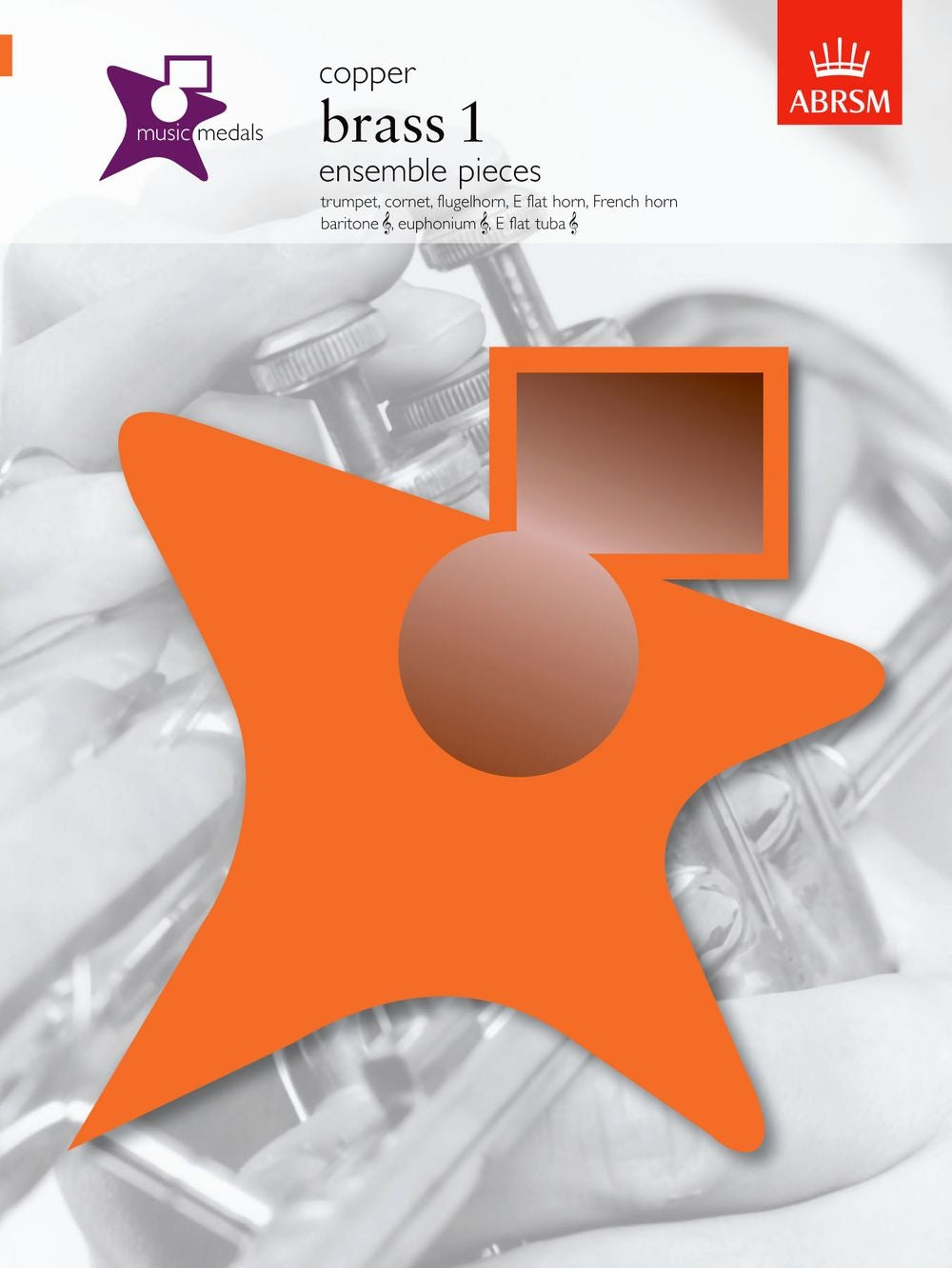 Music Medals Brass Ens 1 Copper TREBLE