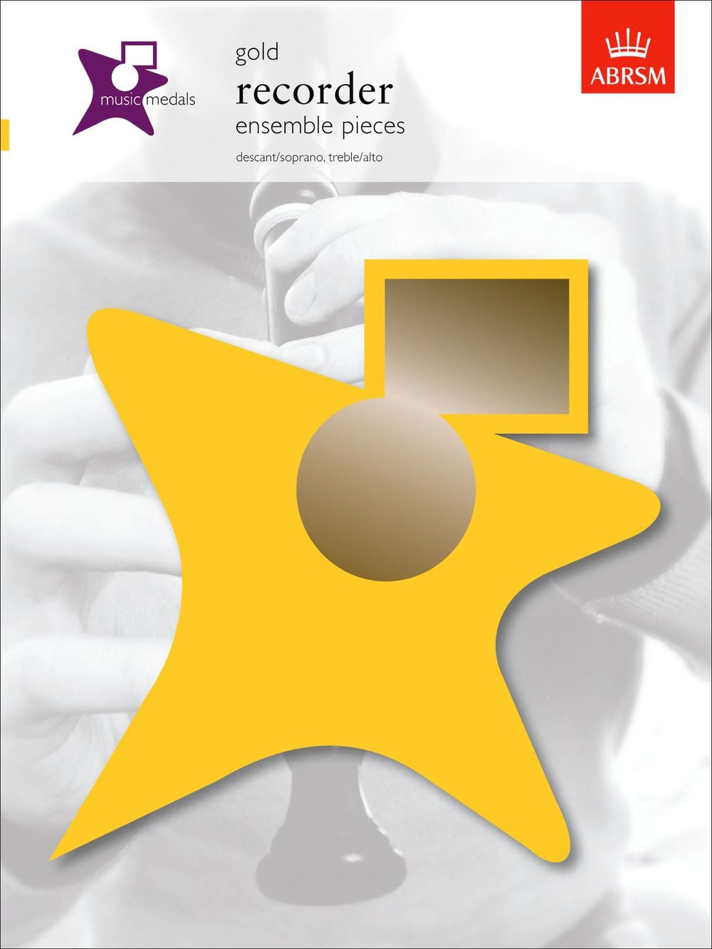 Music Medals Recorder Gold