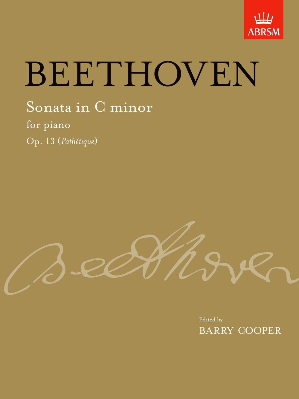 Beethoven Sonata c min Op13 Pathetique