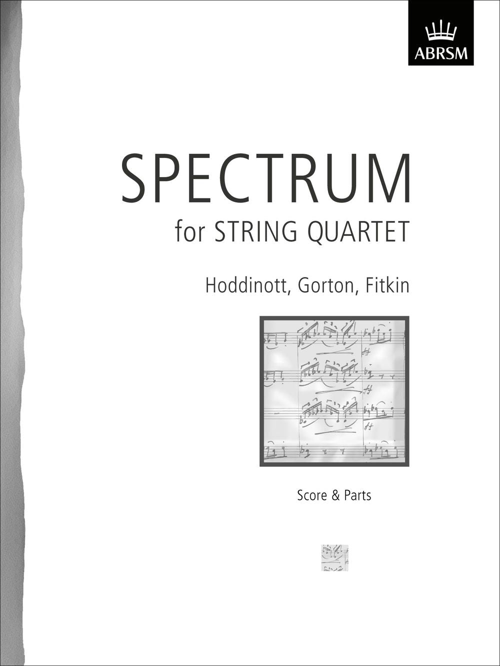 Spectrum String Quartet Sc+Pts Hoddinot