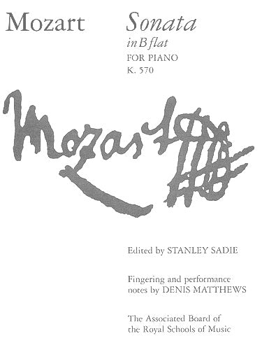 Mozart Pno Sonata Bb K570