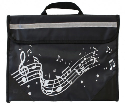 Musicwear School Bag Notes Blk