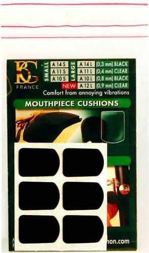 BG Mouthpiece Patch Black Large Soft 0.