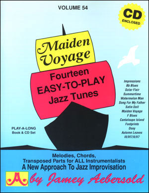 Maiden Voyage 14 Easy Play Jazz Tunes V