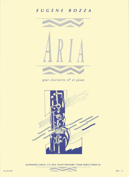 Bozza Aria Clarinet&Pno AL