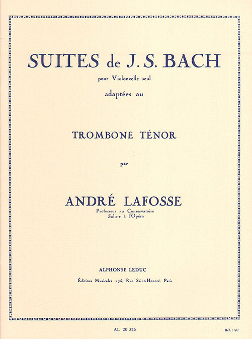 Bach Suites for Cello arr Tbn LED