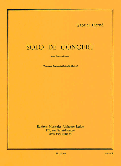 Pierne de Concert Op35 Bsn AL