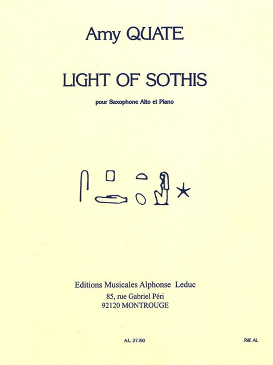 Quate Light of Sothis Alto Sax Leduc AL