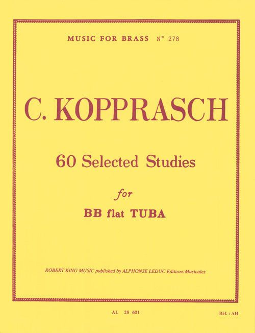 Kopprasch 60 Sel Studies BBflat Tba Led