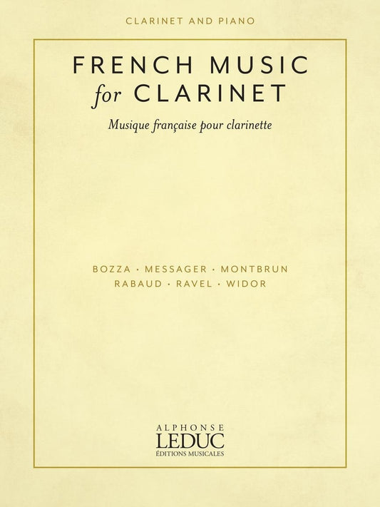 French Music for Clarinet & Pno LED