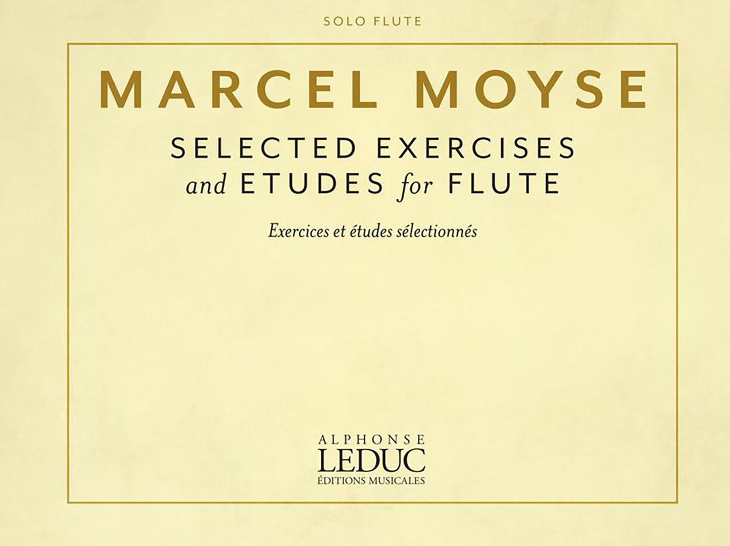 Moyse Exercises and Etudes for Flute LE