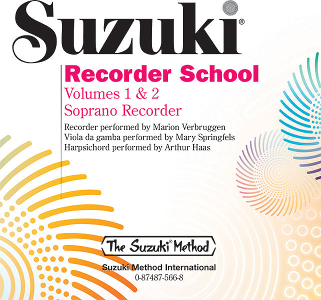Suzuki Recorder School Vol1&2 CD Only