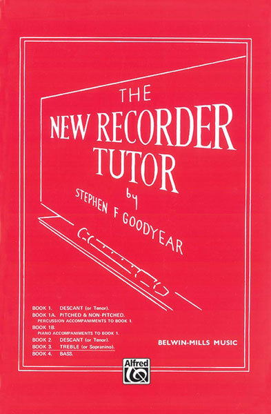 New Recorder Tutor Goodyear Bk2 Treble