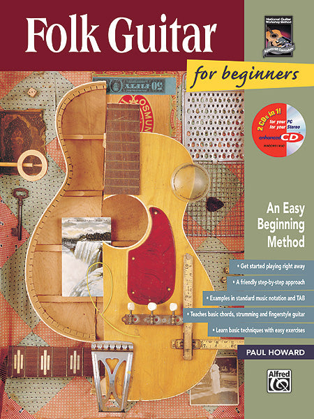 Folk Gtr for Beg Bk+CD Paul Howard