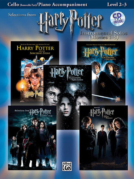 Harry Potter Solos Cello+Audio Level 2-3