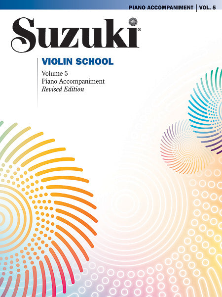 Suzuki Vln School Vol5 Pno Accomp Only