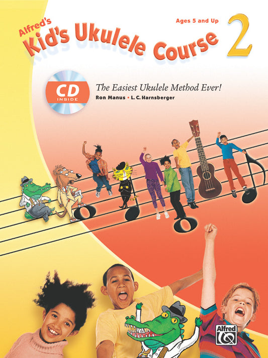 Alfreds Kids Ukulele Course Bk2+CD